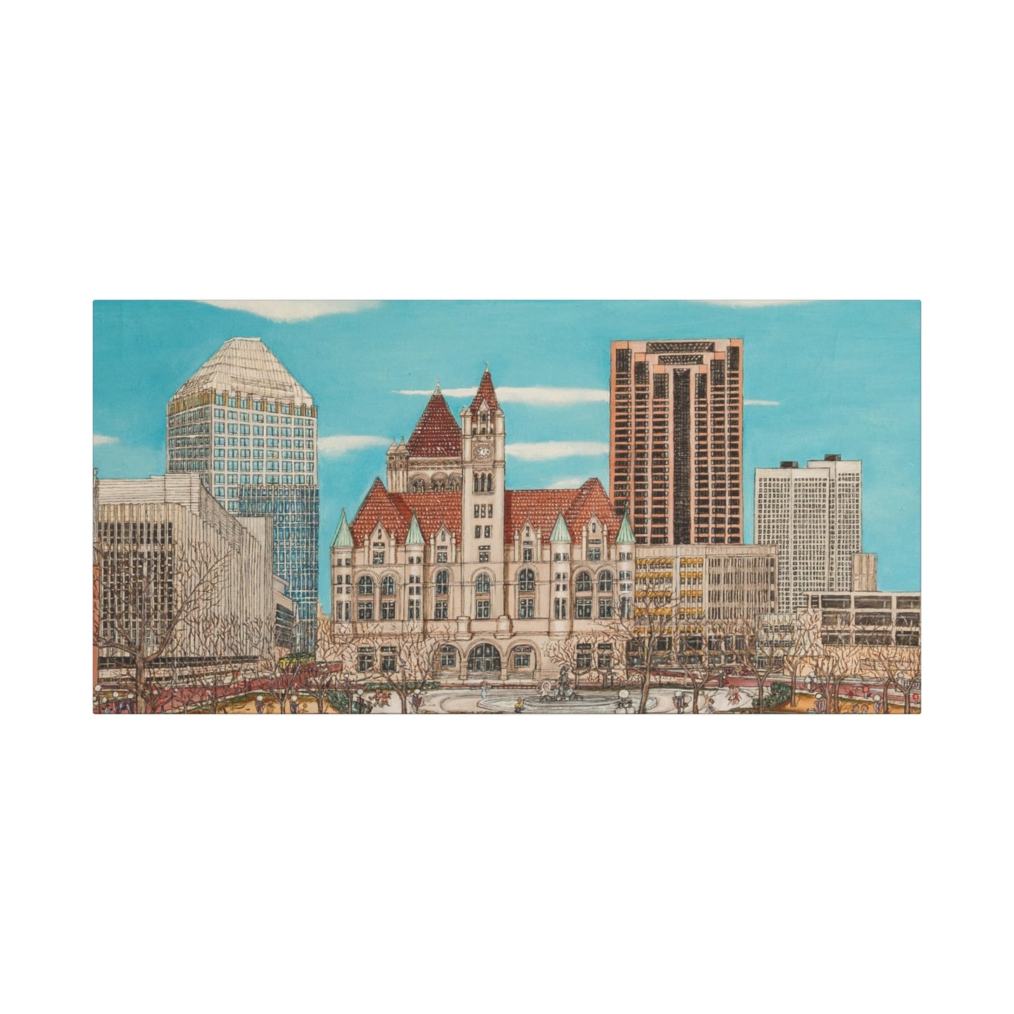 Stretched Canvas Wall Art – Landmark Center St. Paul, MN